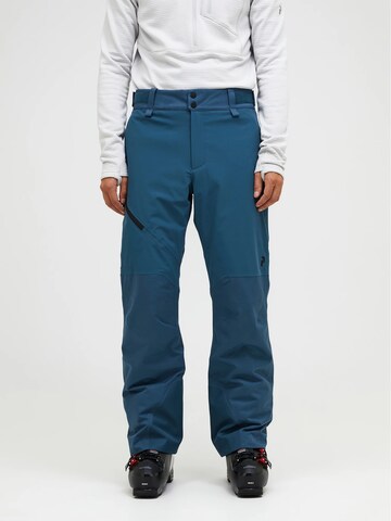 PEAK PERFORMANCE Regular Outdoor Pants in Blue