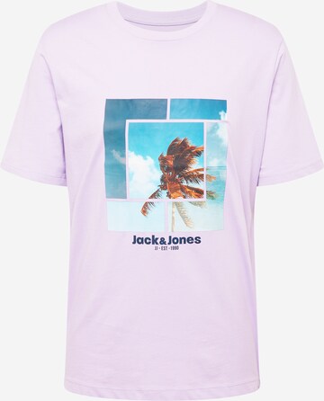 JACK & JONES Koszulka 'CELLOX' w kolorze fioletowy: przód