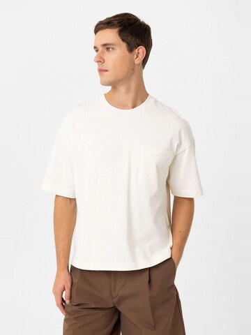 T-Shirt 'Akihiko' Antioch en beige : devant
