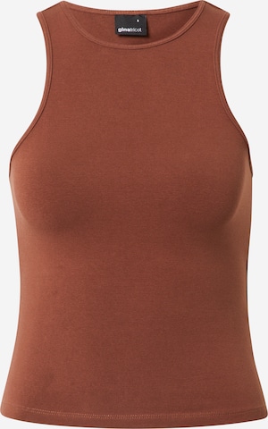 Gina Tricot Top 'Lana' in Brown: front