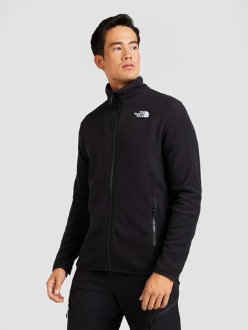 THE NORTH FACE Funktionsfleecejakke '100 Glacier' i sort: forside