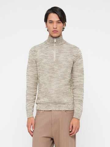 SELECTED Pullover 'SLHDANE' in Beige: Vorderseite