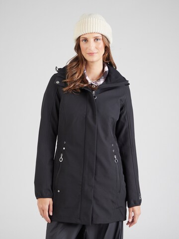 LUHTA Outdoor Jacket 'ILONIEMI' in Black: front