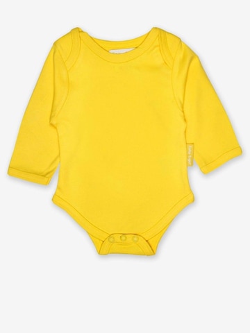 Toby Tiger Romper/Bodysuit 'Bio-Baumwoll Baby Body in Gelb' in Yellow: front