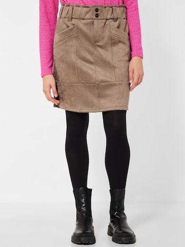 STREET ONE Skirt in Beige: front