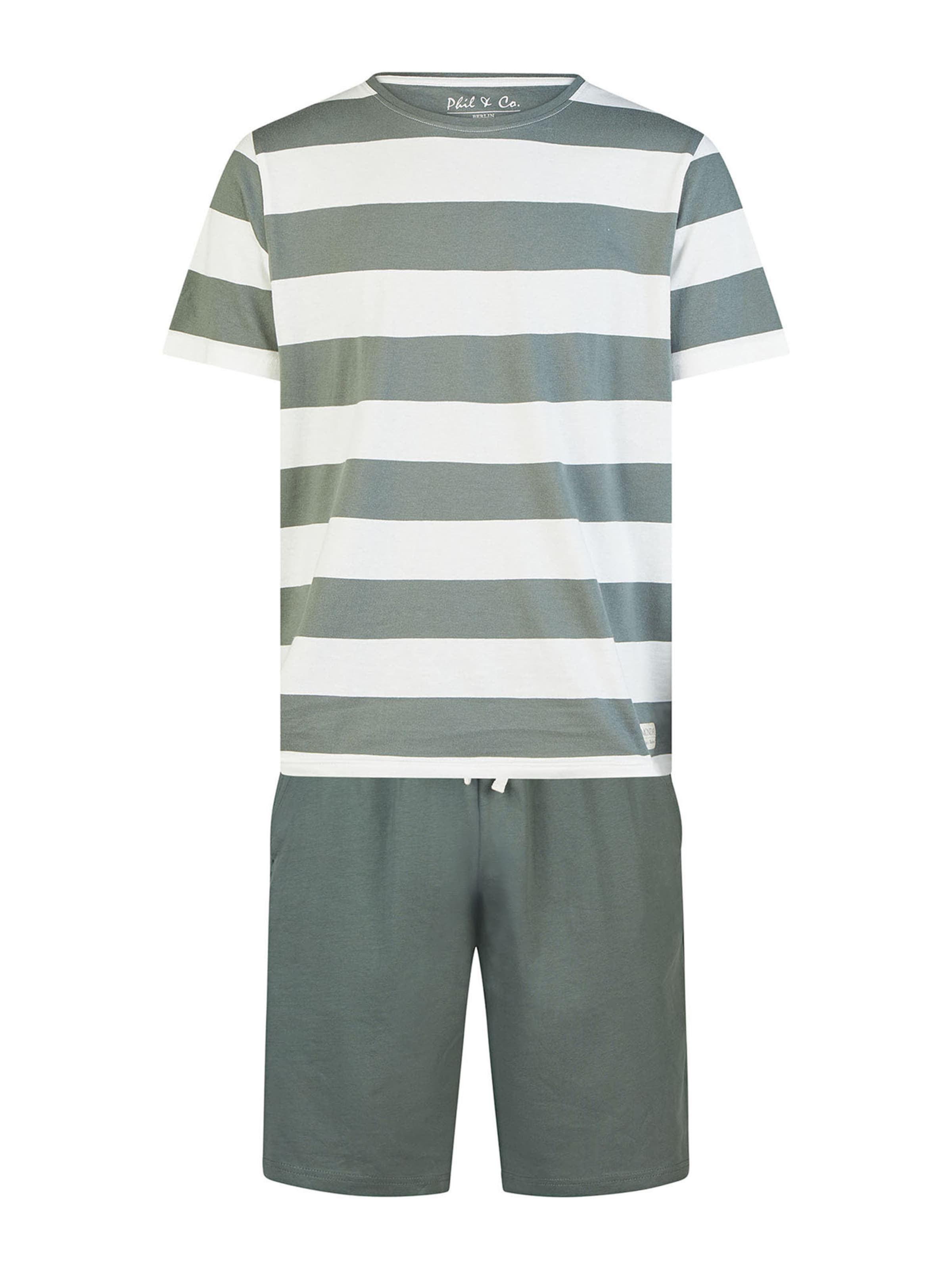 Phil & Co. Berlin Shorty ' Monday ' in Grün: Vorderseite