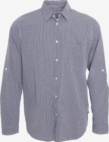 BIG STAR Button Up Shirt 'Mersinino' in Blue: front