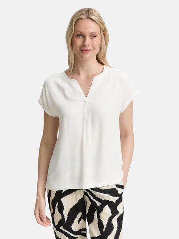 TOM TAILOR Blouse in Wit: voorkant