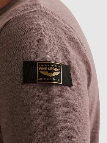 PME Legend Trui 'PME LEGEND - Pullover with badge and contrast detail' in Lila