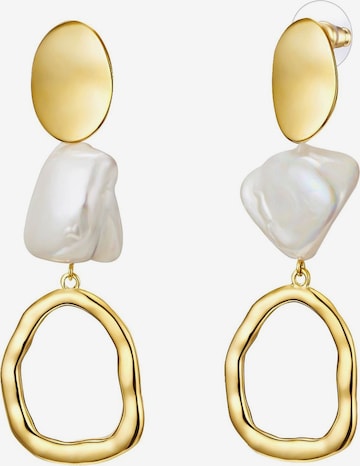 Lulu & Jane Earrings in Gold: front