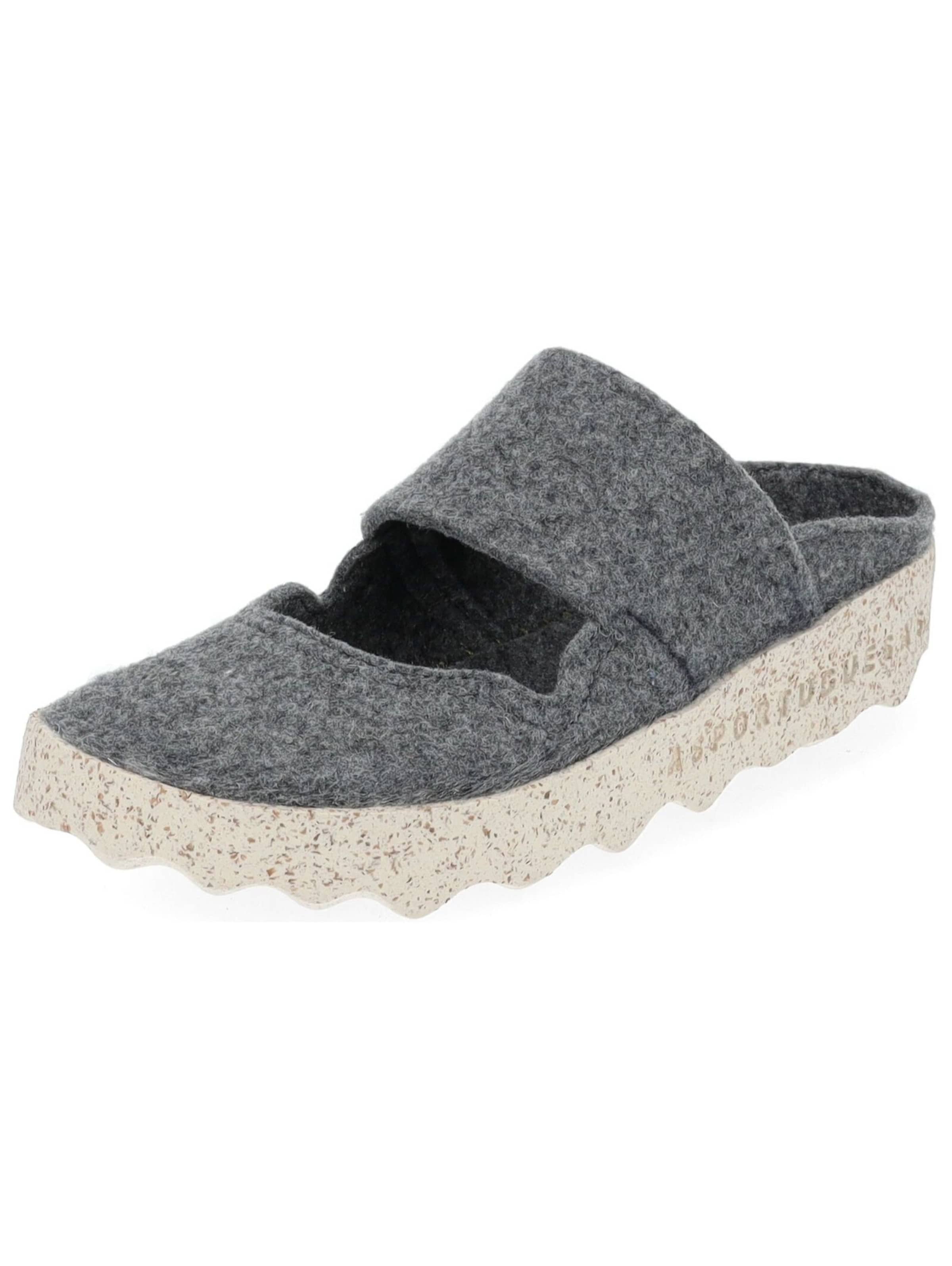 Asportuguesas Mule in Grey: front
