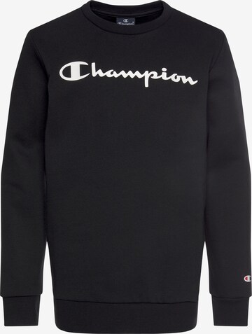 Champion Authentic Athletic Apparel Sweatshirt in Black: front