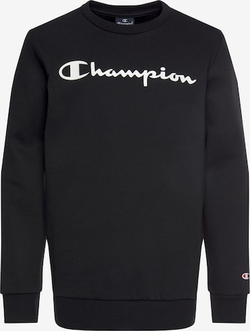 Champion Authentic Athletic Apparel Sweatshirt in Black: front