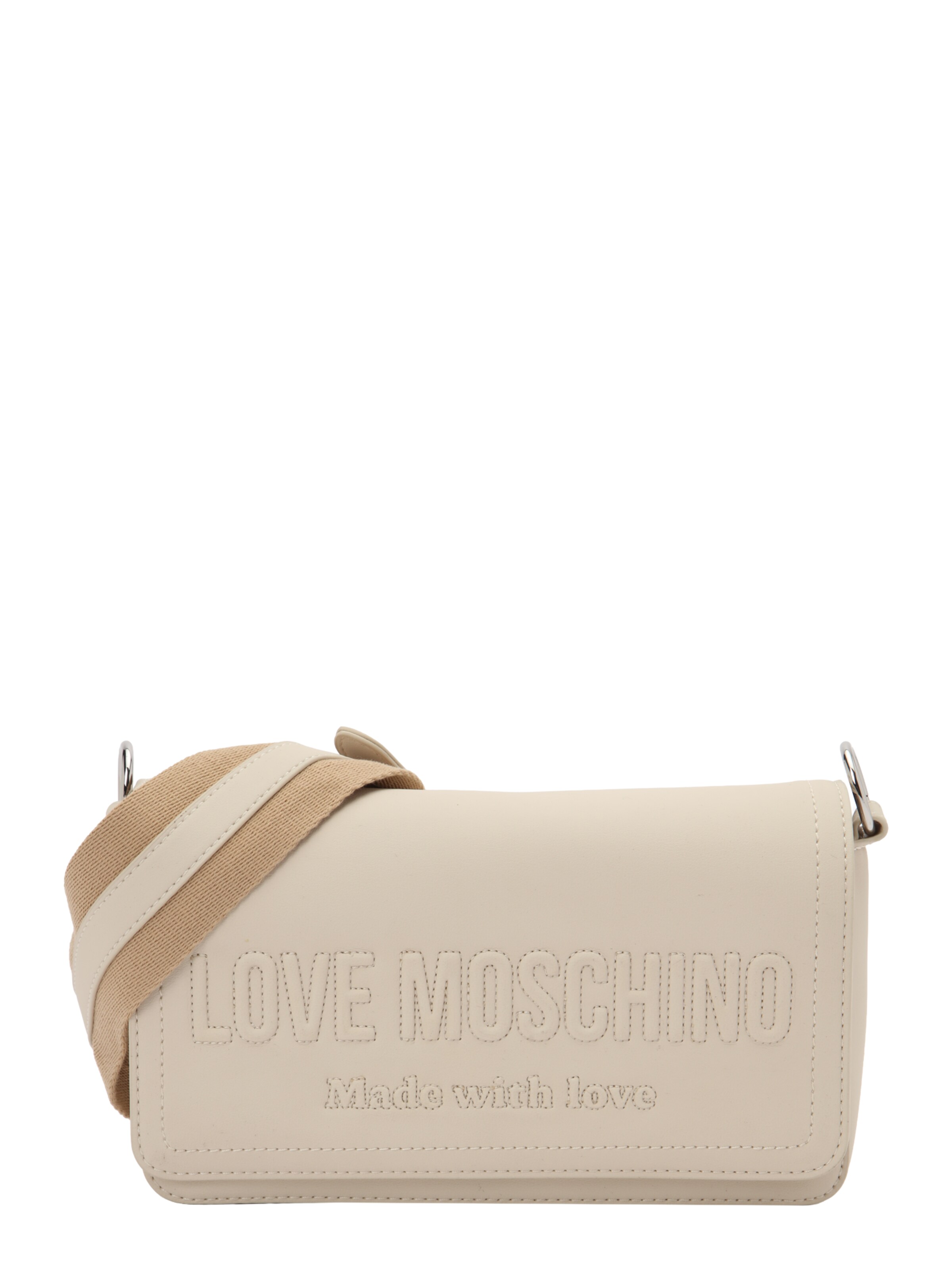 Love Moschino Schoudertas in Beige: voorkant