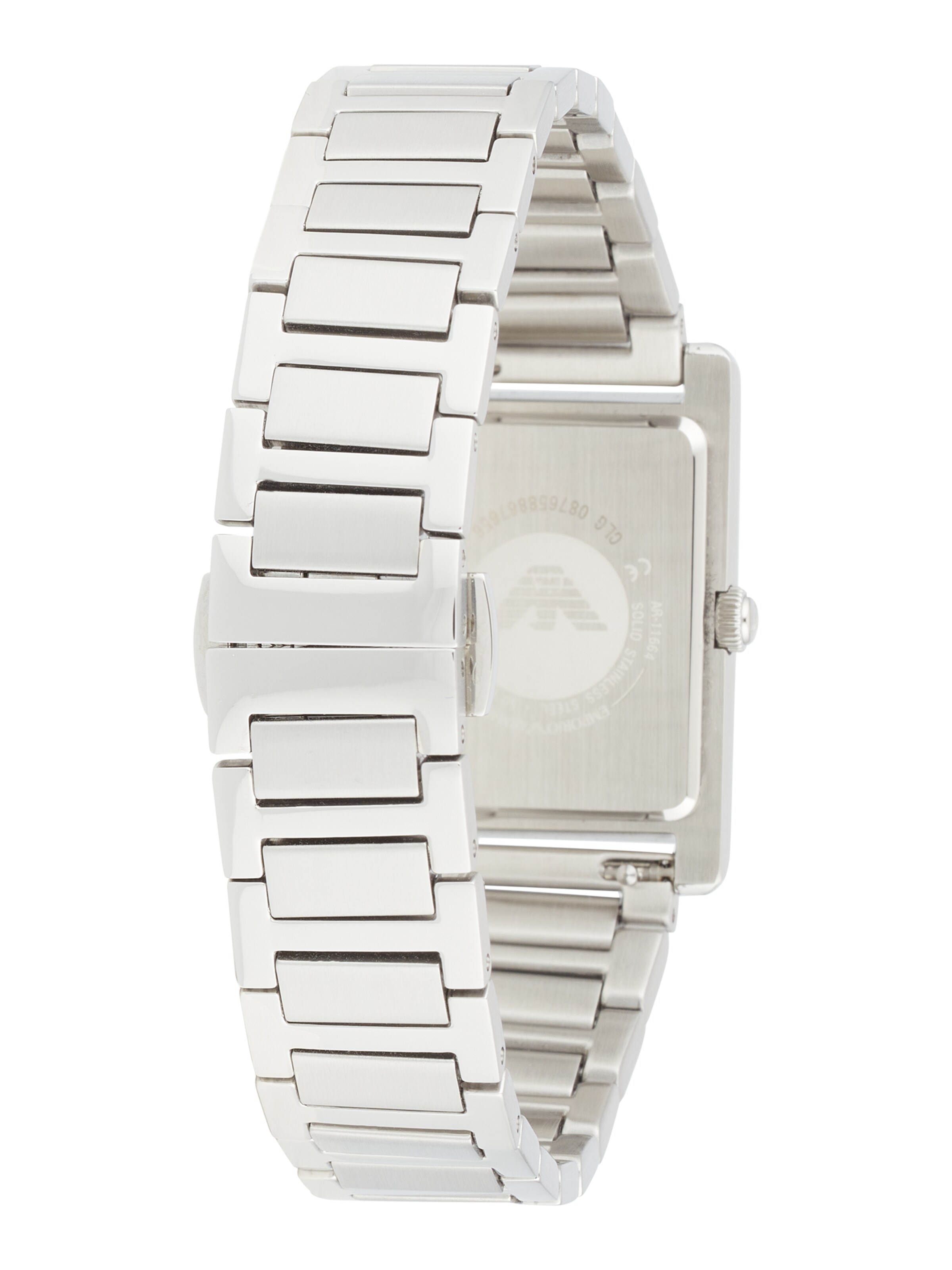 Ceas analogic de la Emporio Armani pe argintiu