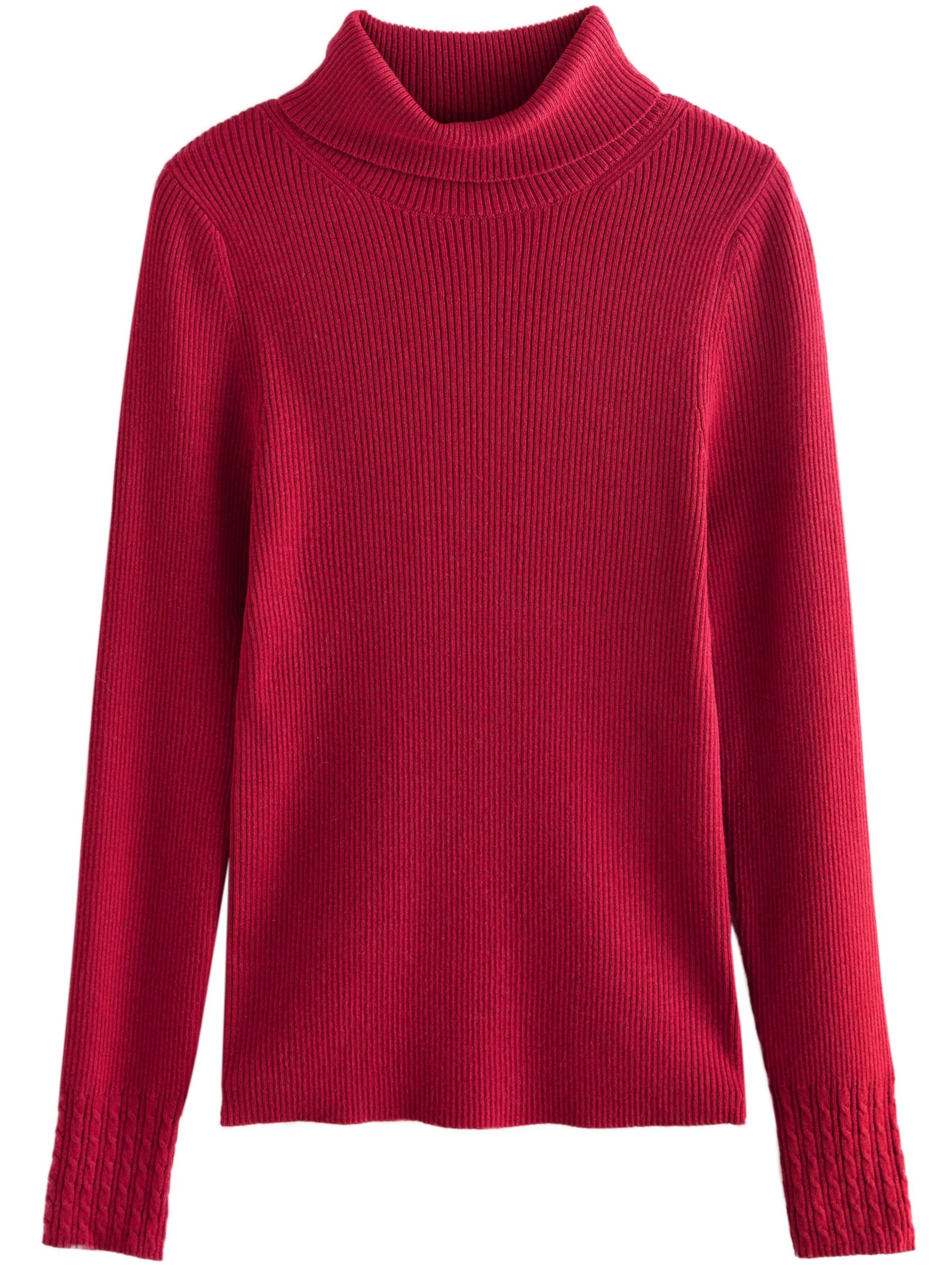 Next Pullover in dunkelrot, Produktansicht