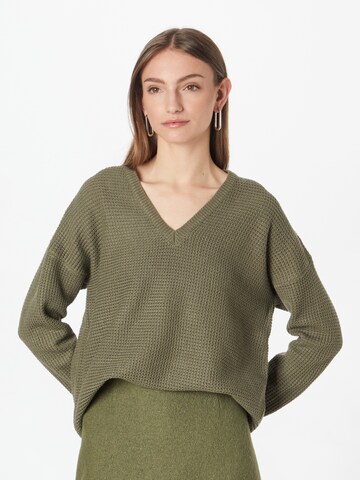 Pull-over BLUE SEVEN en vert : devant