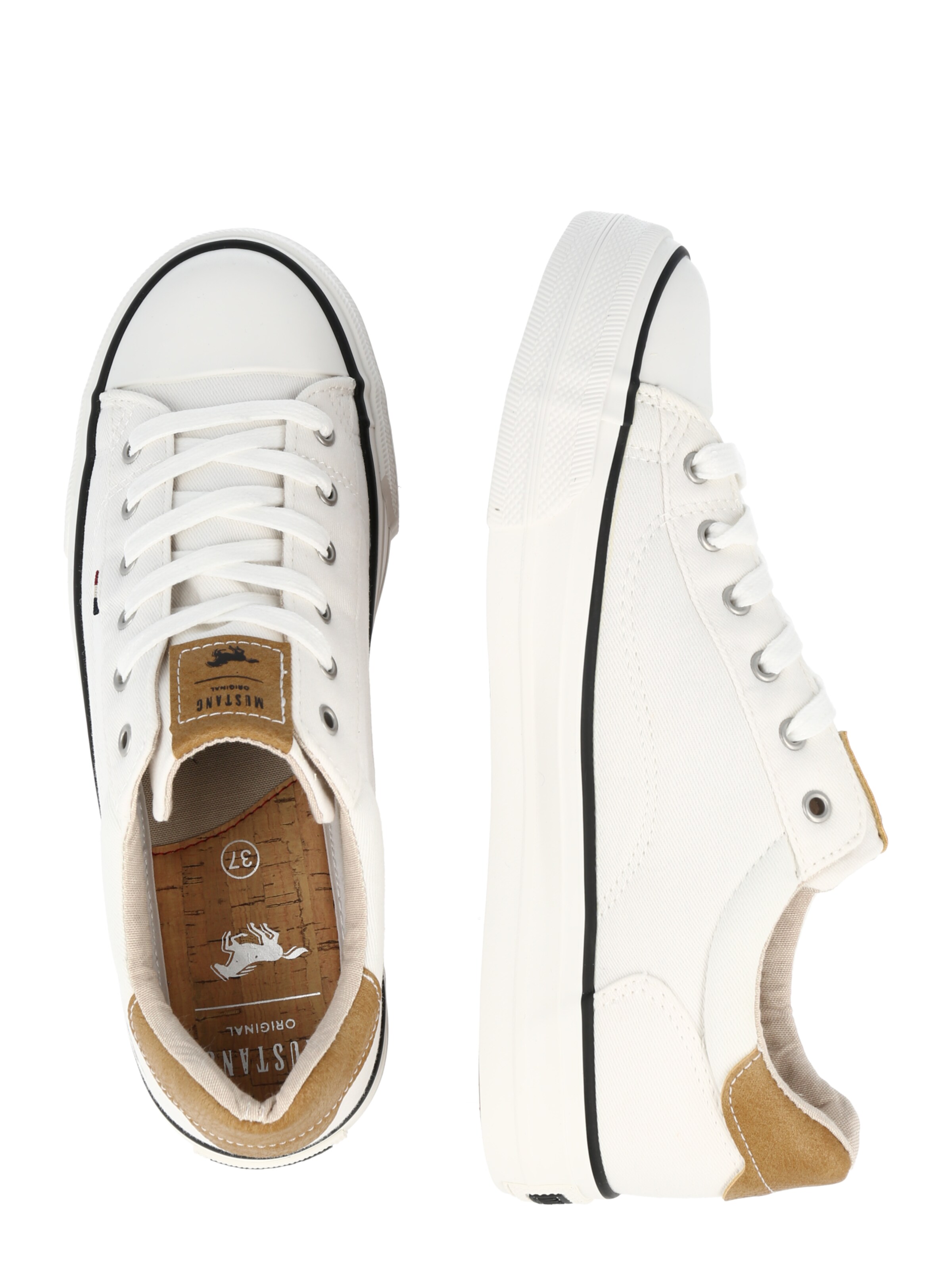 MUSTANG Sneaker low i hvid