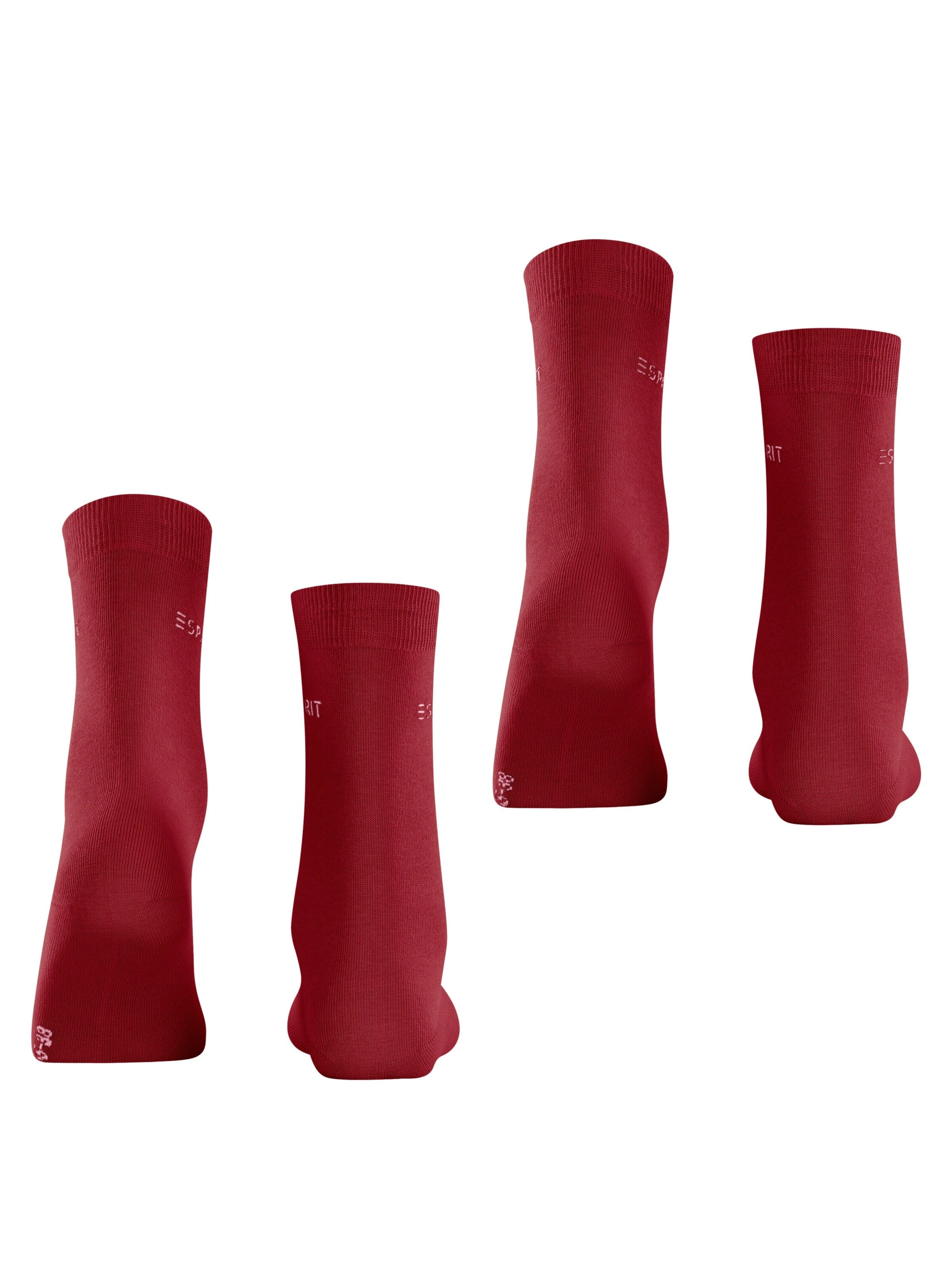 ESPRIT Socks 'Uni 2-Pack' in Red