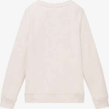 TOM TAILOR Sweatshirt i rosa