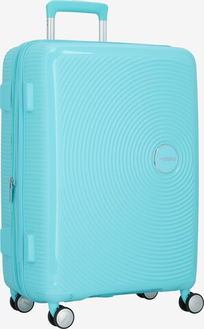 American Tourister Trolley in Blauw