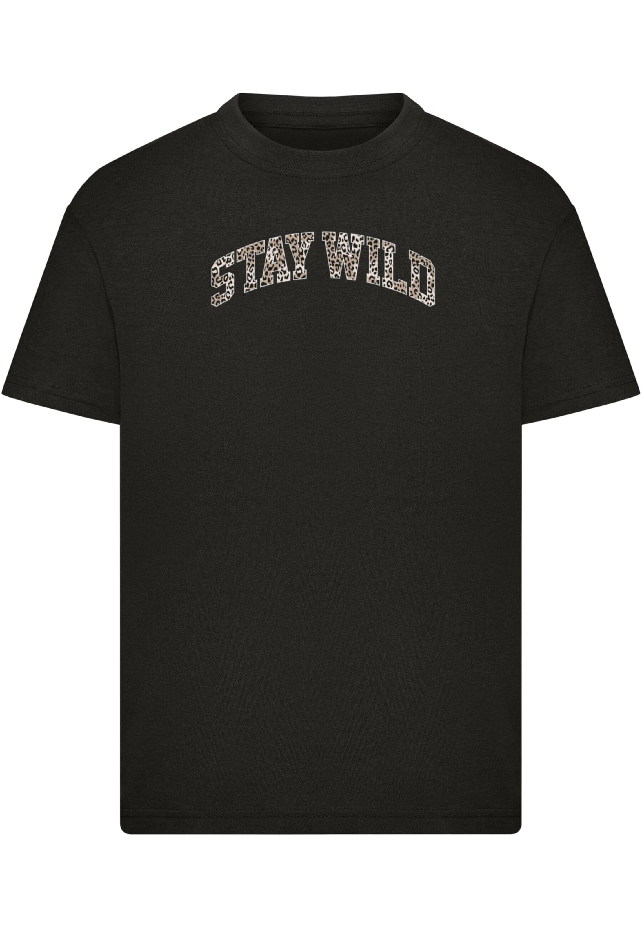 Mister Tee Shirt in Black: front