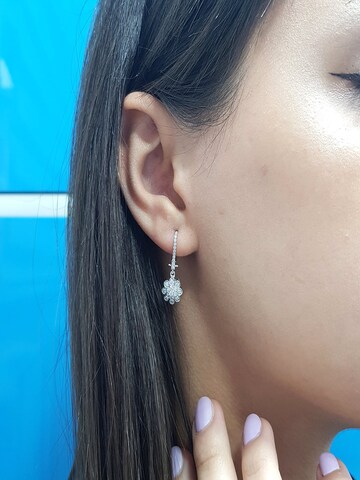 EinStein Diamant Earrings in Silver