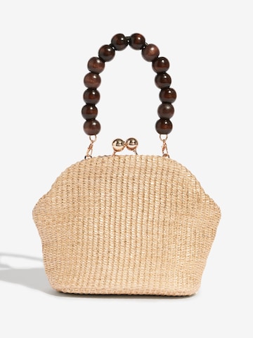 Lipsy Clutch in Beige