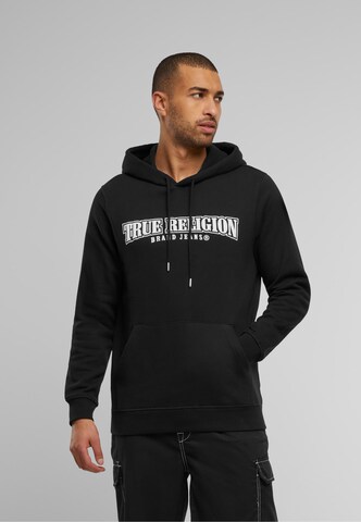 True Religion Свитшот в Черный: спереди