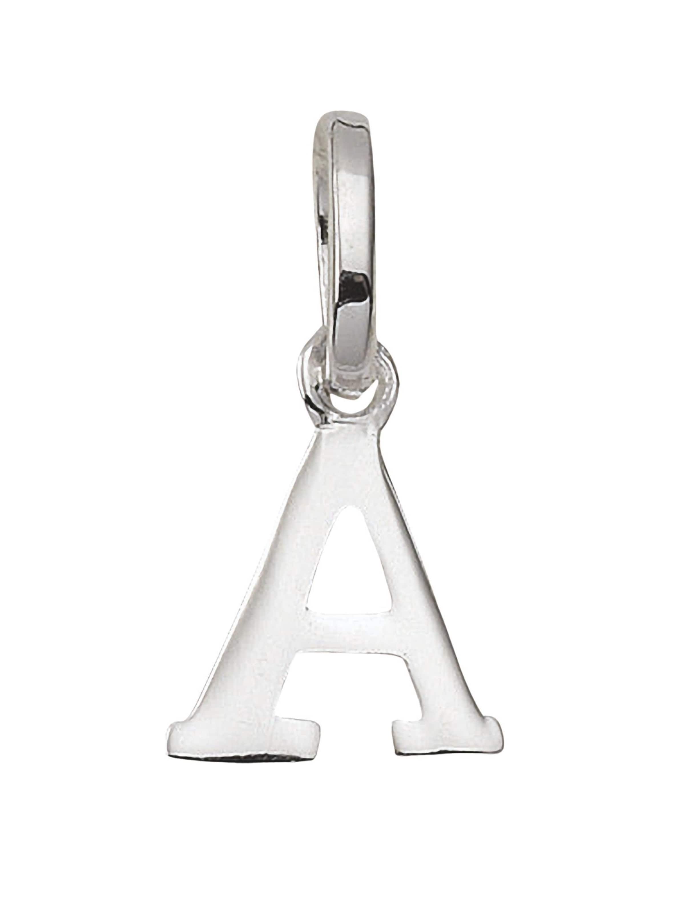 Adelia´s Anhänger 'A' in silber, Produktansicht