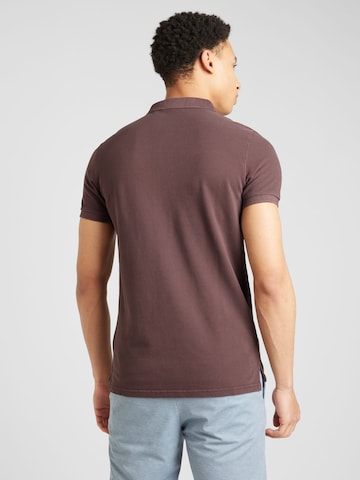 Superdry T-shirt i brun