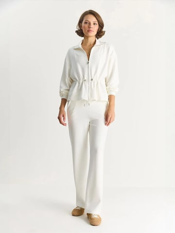 Bianco Lucci Joggingpak in Wit: voorkant