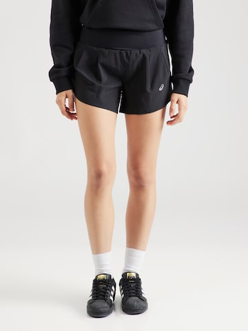 Regular Pantalon de sport 'ROAD' ASICS en noir : devant