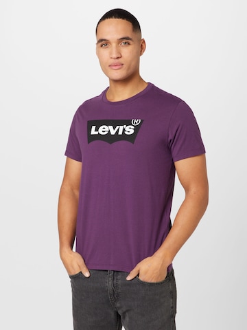 LEVI'S ® Regular Shirt 'Graphic Crewneck Tee' in Purple: front