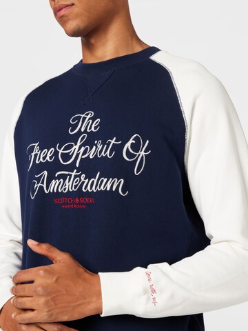 Sweat-shirt SCOTCH & SODA en bleu