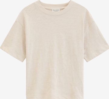 T-shirt Marc O'Polo en beige : devant