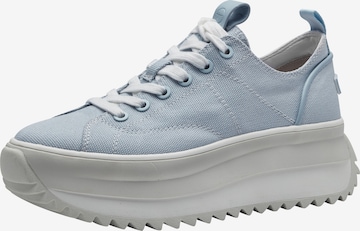 Baskets basses Tamaris en bleu : devant