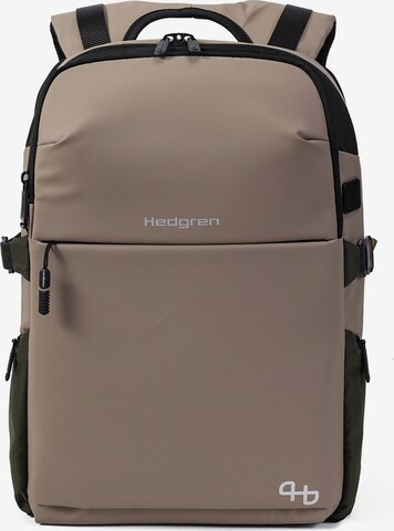 Hedgren Rucksack 'Commute' in Grau: predná strana