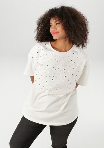 Aniston Shirt in White: front