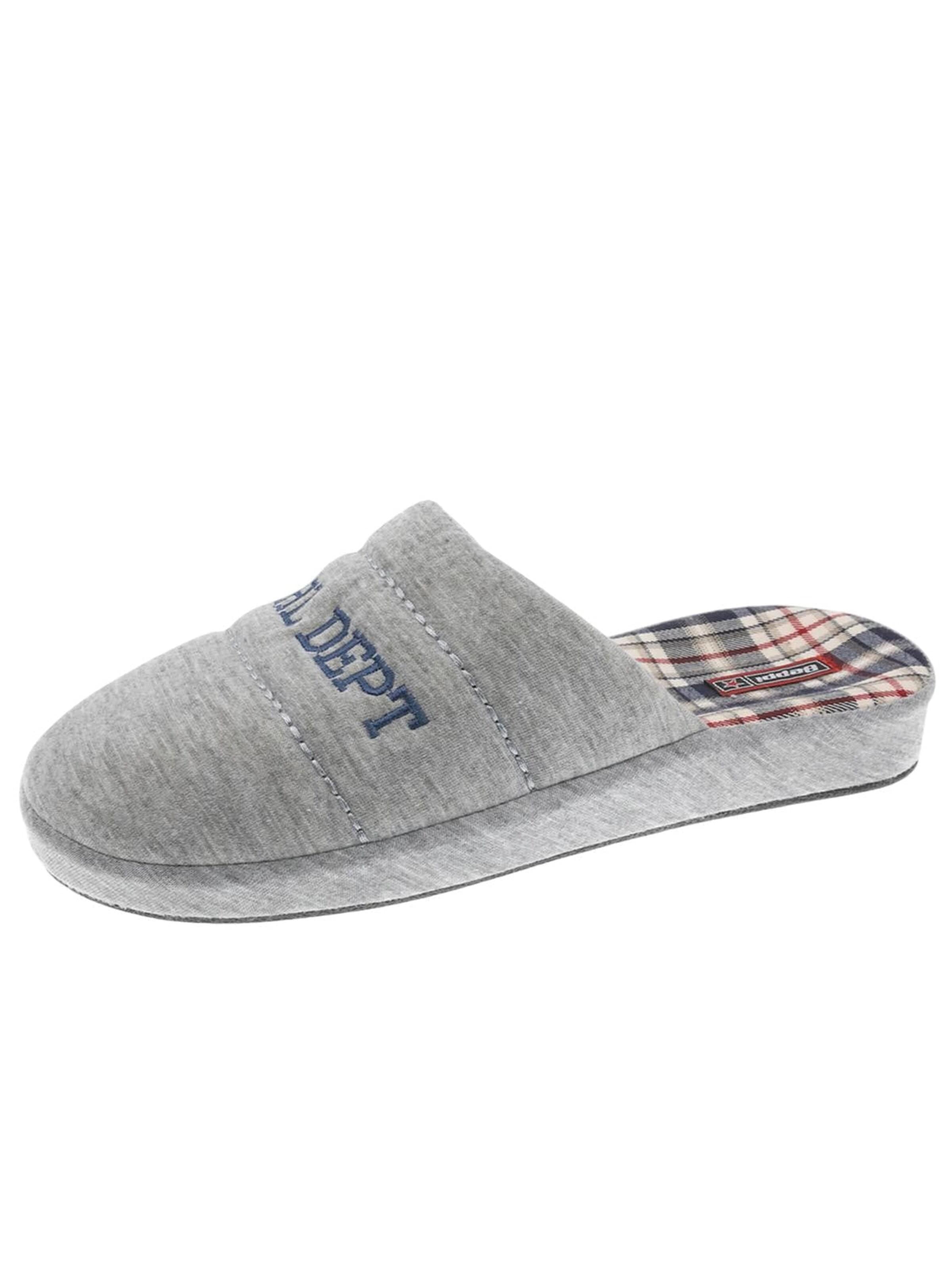 Beppi Slipper 'Indoor Slipper' in Grey: front