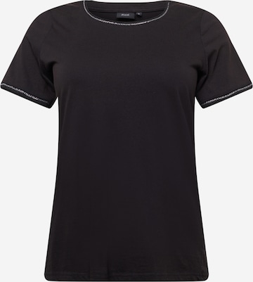 Zizzi T-shirt i svart: framsida