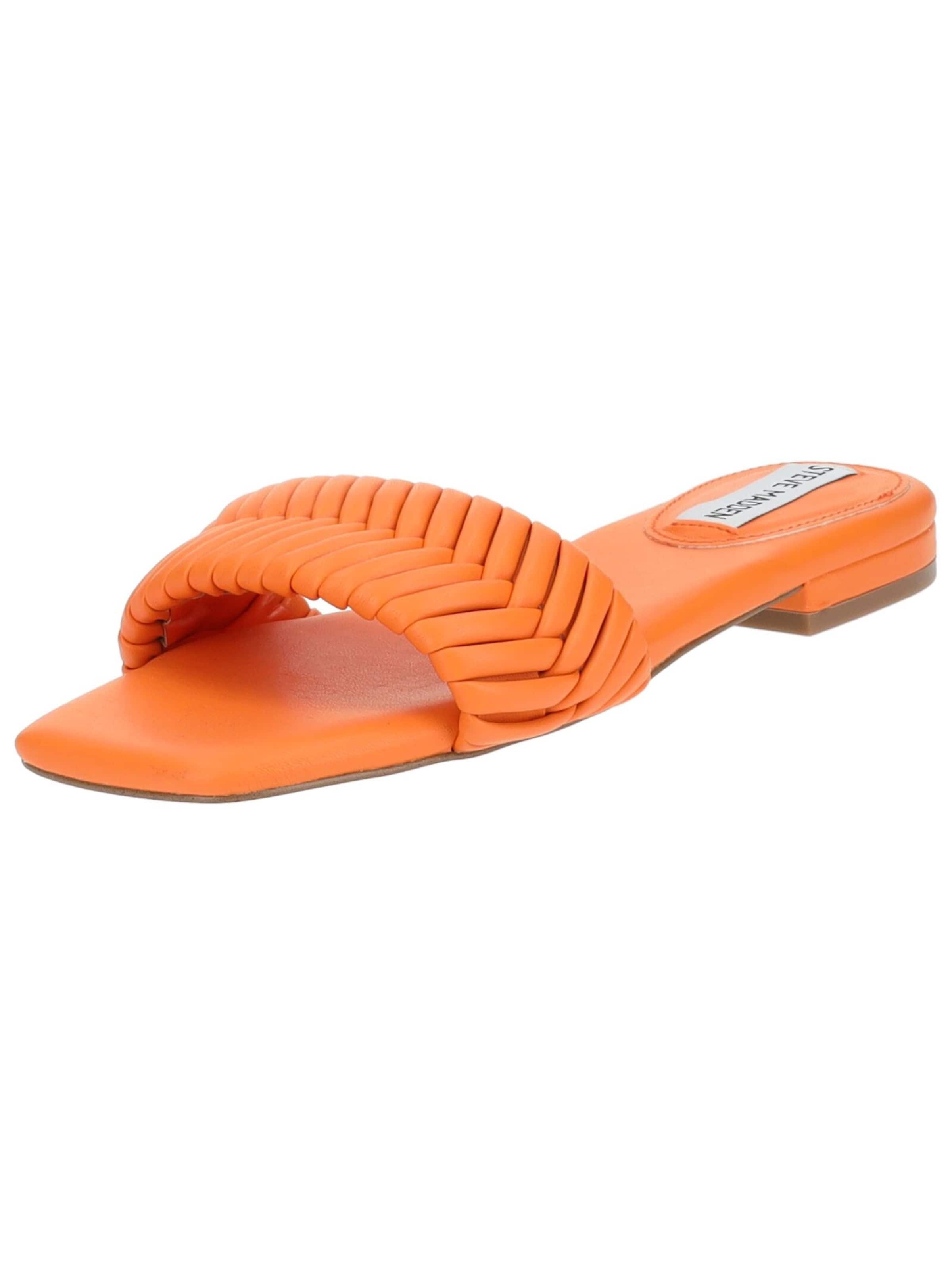 STEVE MADDEN Mule in Orange: front