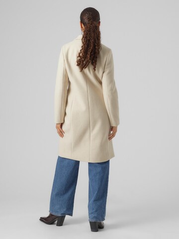 VERO MODA Between-Seasons Coat 'Vinceblaza' in Beige