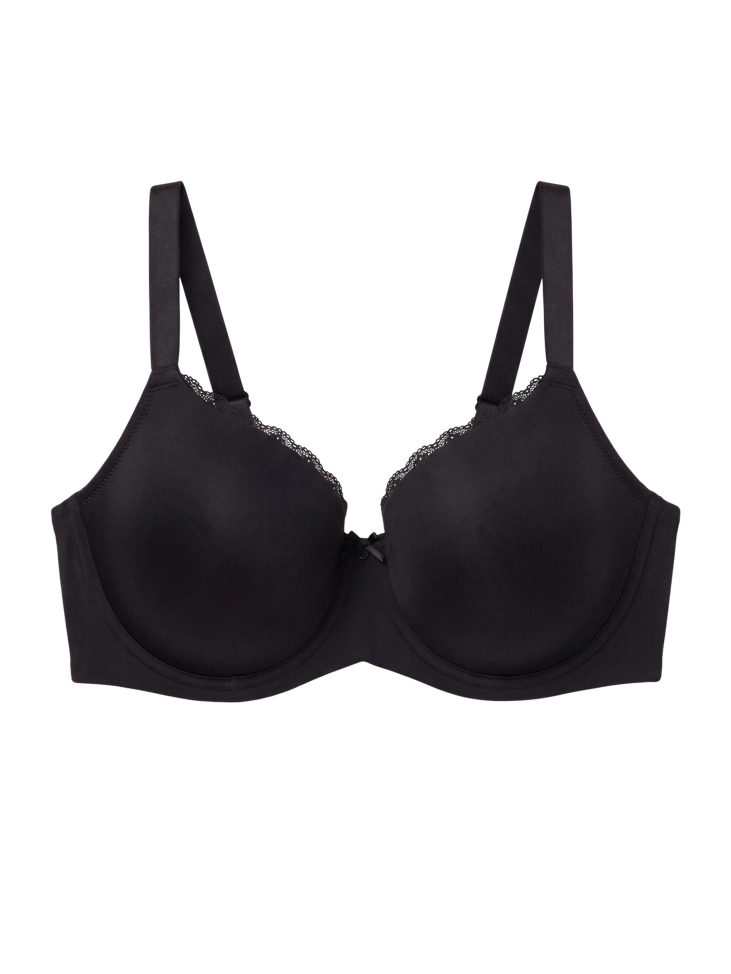SugarShape T-shirt Podprsenka 'PURE' – černá: přední strana
