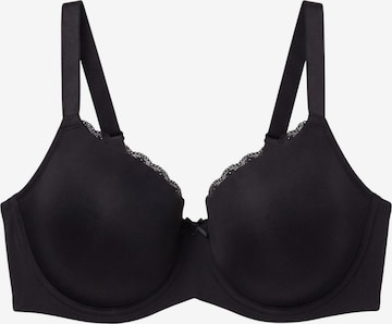 Sutien de tricou Sutien 'PURE' de la SugarShape pe negru: față