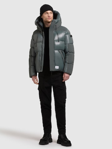 khujo Winter Jacket 'Alst' in Green
