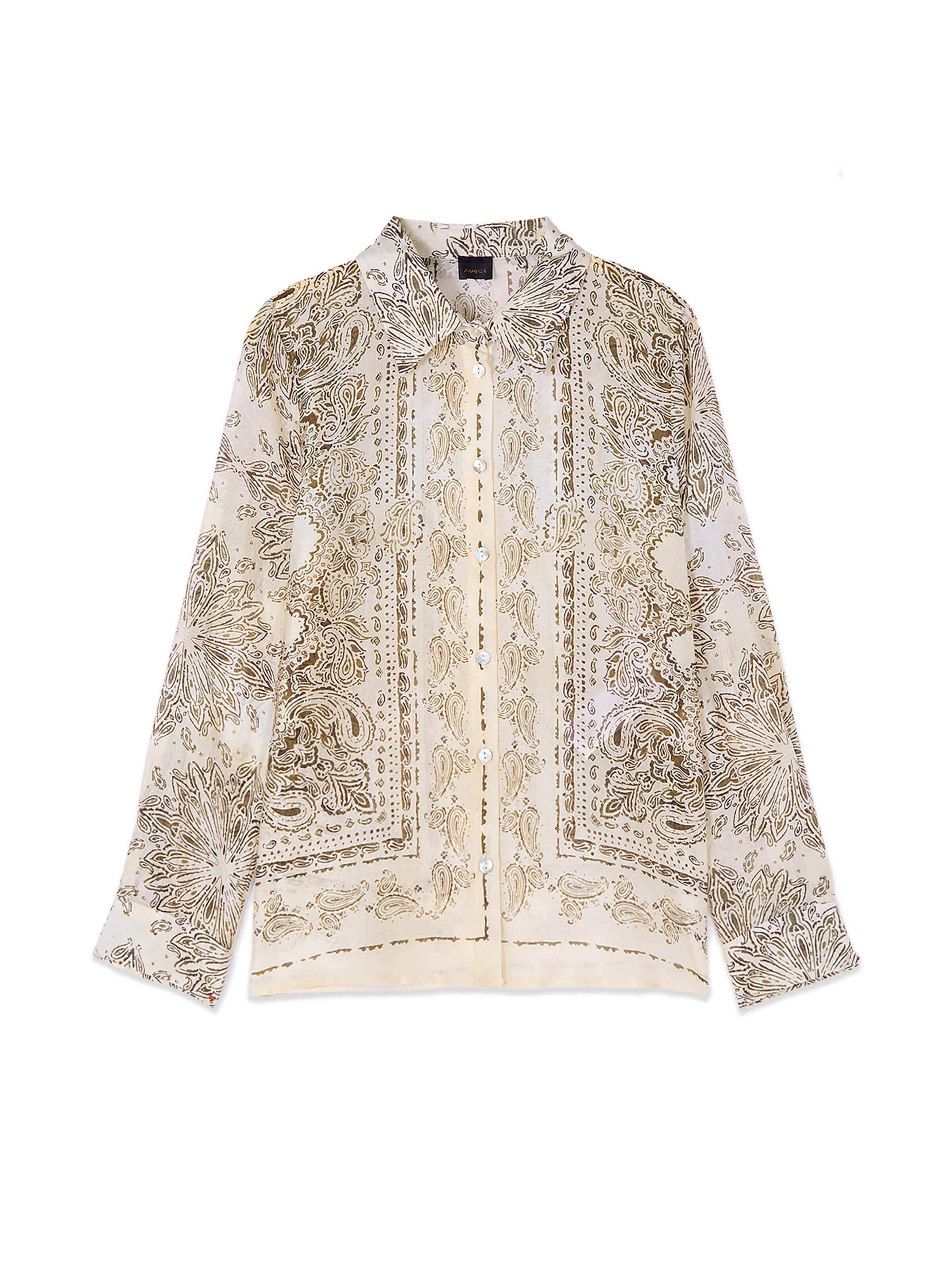 oltre - Blusa en beige: frente