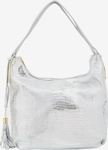 FELIPA - Bolso de hombro en plata: frente