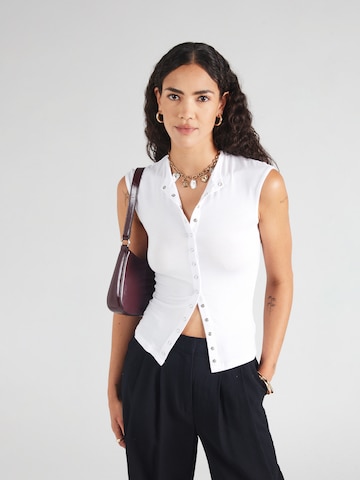 WEEKDAYTop 'Nila' - bijela boja: prednji dio