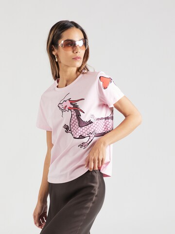PINKO T-shirt i rosa: framsida